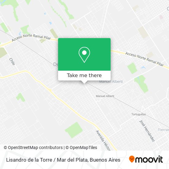 Lisandro de la Torre / Mar del Plata map
