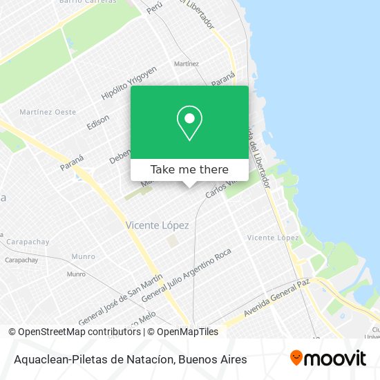 Mapa de Aquaclean-Piletas de Natacíon