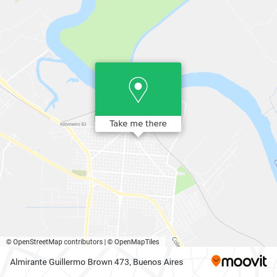 Mapa de Almirante Guillermo Brown 473