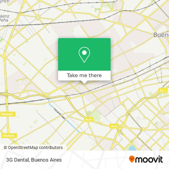 Mapa de 3G Dental