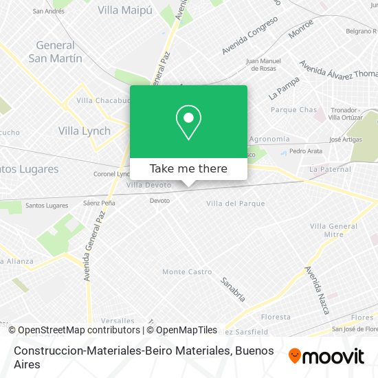 Construccion-Materiales-Beiro Materiales map