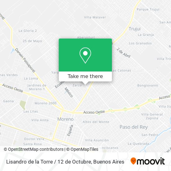 Lisandro de la Torre / 12 de Octubre map