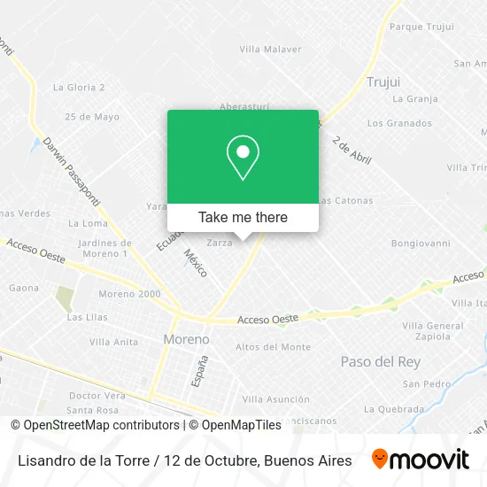 Lisandro de la Torre / 12 de Octubre map