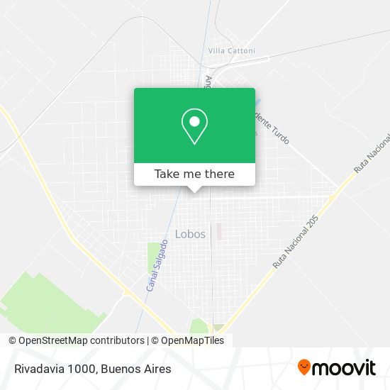 Rivadavia 1000 map