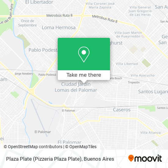 Plaza Plate (Pizzeria Plaza Plate) map