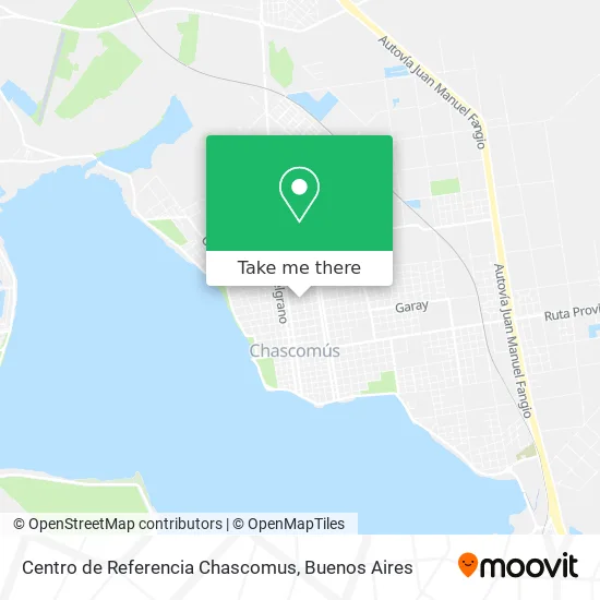 Centro de Referencia Chascomus map