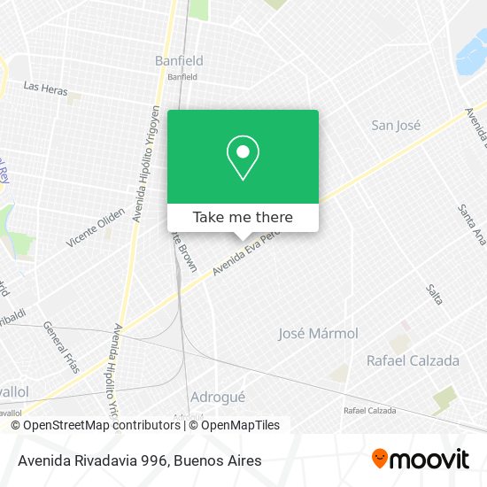 Avenida Rivadavia 996 map