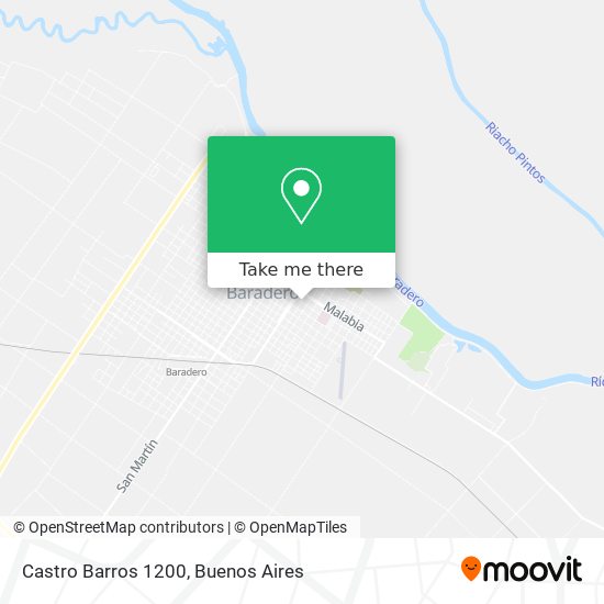 Castro Barros 1200 map