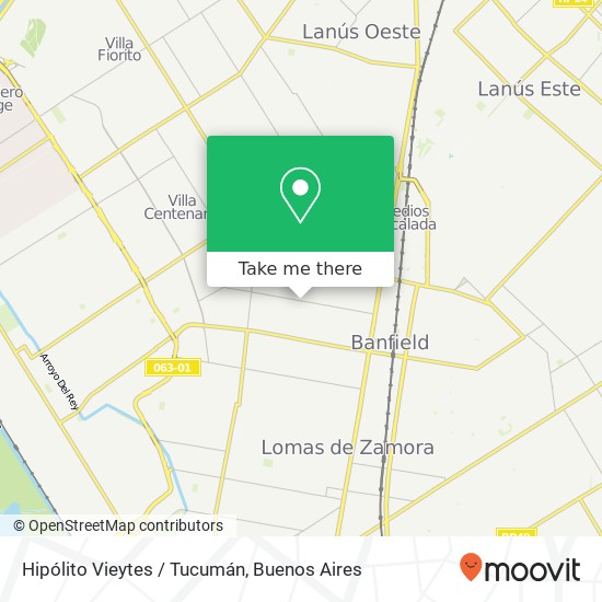 Hipólito Vieytes / Tucumán map