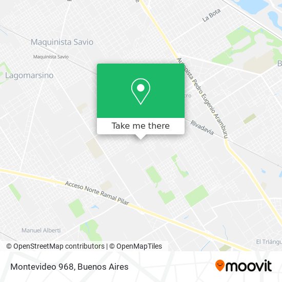 Montevideo 968 map