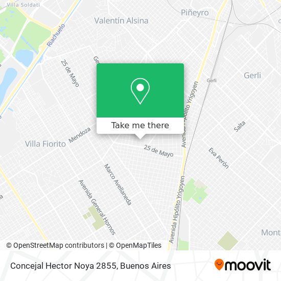 Concejal Hector Noya 2855 map