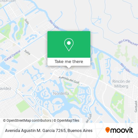 Avenida Agustín M. García 7265 map