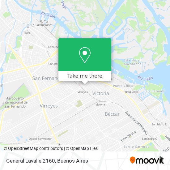General Lavalle 2160 map