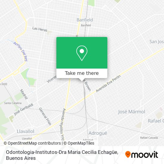 Mapa de Odontologia-Institutos-Dra Maria Cecilia Echagüe