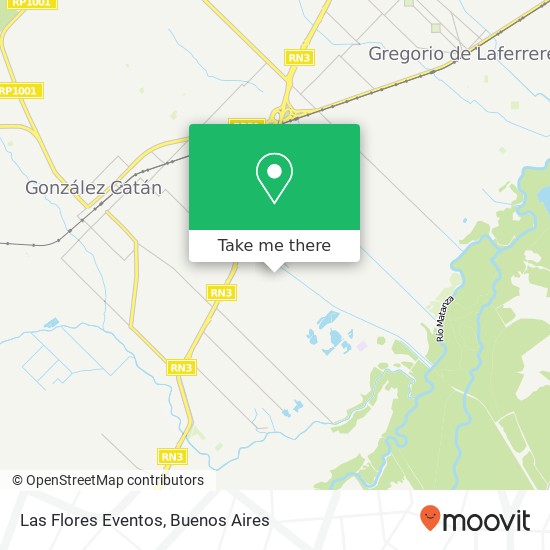 Las Flores Eventos map