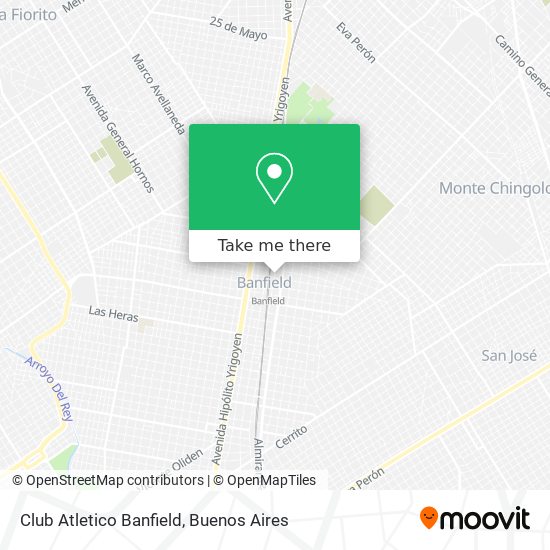 Mapa de Club Atletico Banfield