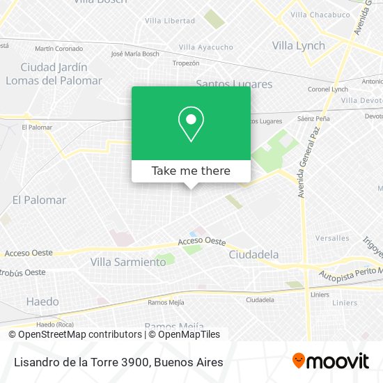 Lisandro de la Torre 3900 map