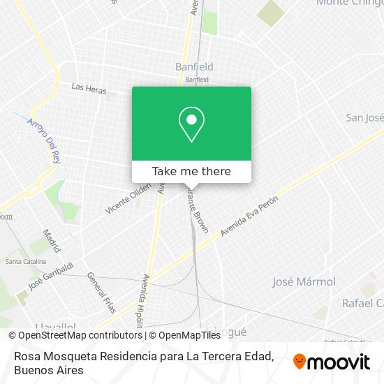 Rosa Mosqueta Residencia para La Tercera Edad map