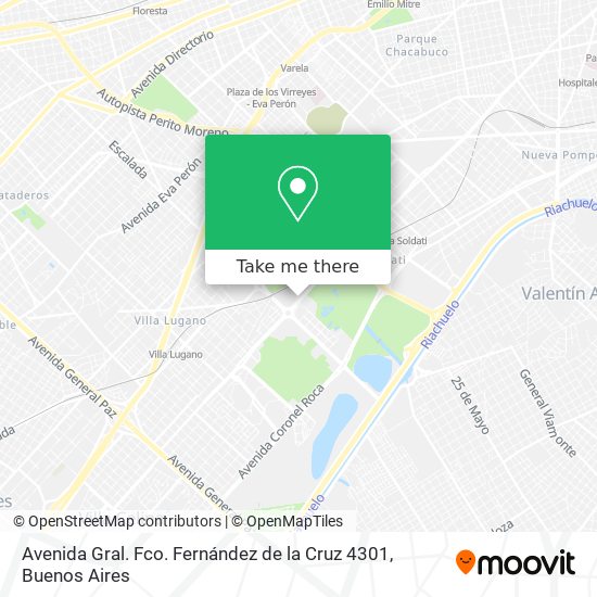 Avenida Gral. Fco. Fernández de la Cruz 4301 map
