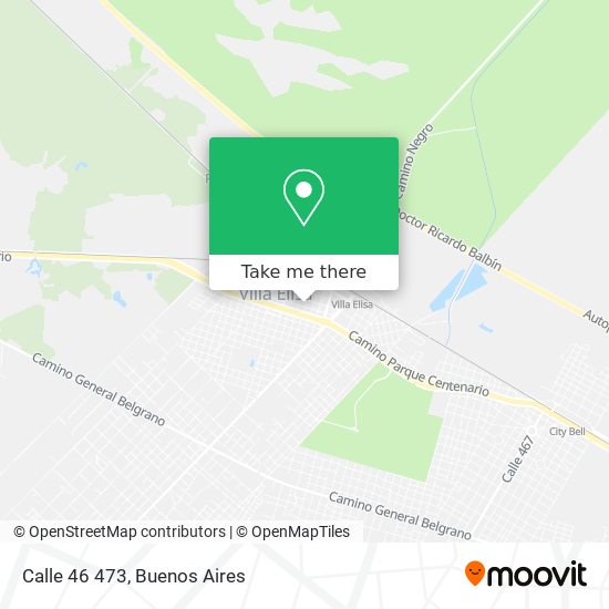 Mapa de Calle 46 473