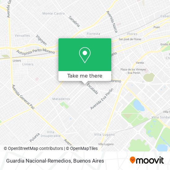 Guardia Nacional-Remedios map