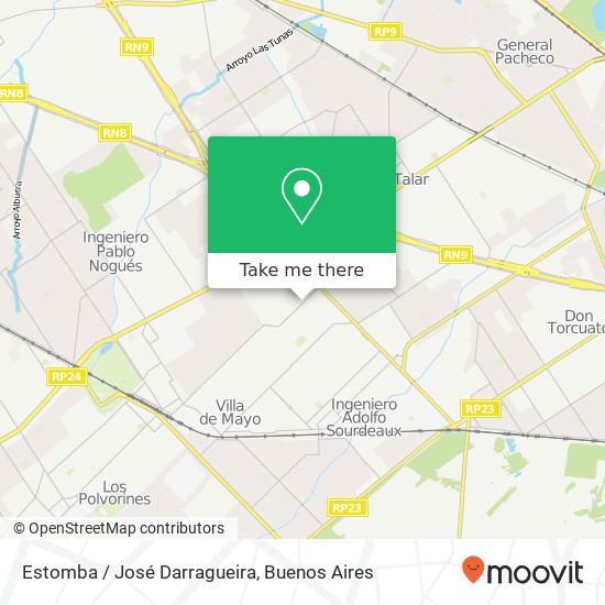 Estomba / José Darragueira map