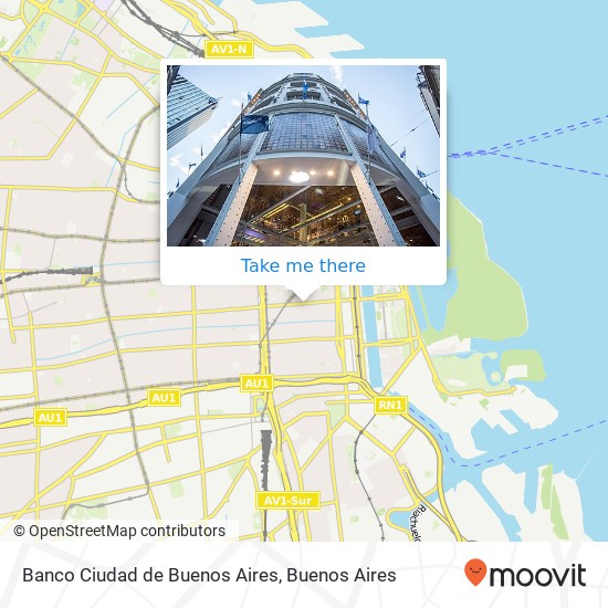 Banco Ciudad de Buenos Aires map