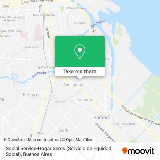 Social Service-Hogar Seres (Servicio de Equidad Social) map