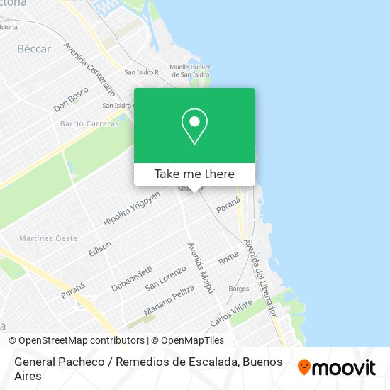 Mapa de General Pacheco / Remedios de Escalada