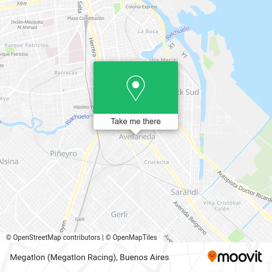 Megatlon (Megatlon Racing) map