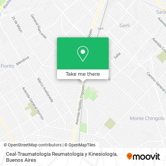 Ceal-Traumatología Reumatología y Kinesiología map