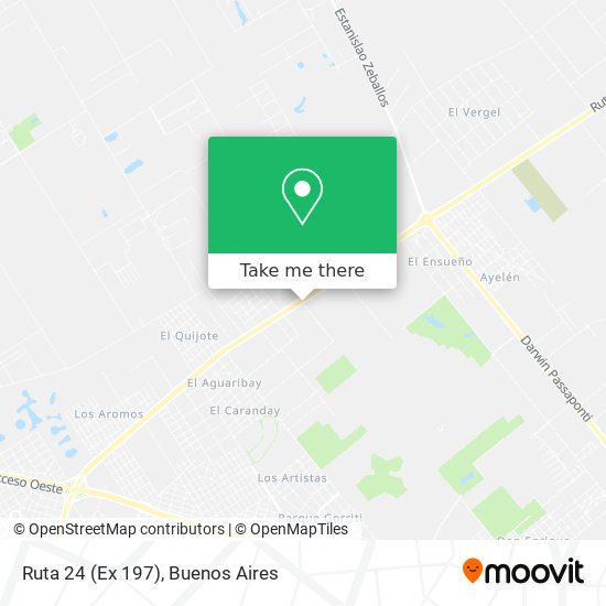 Mapa de Ruta 24 (Ex 197)