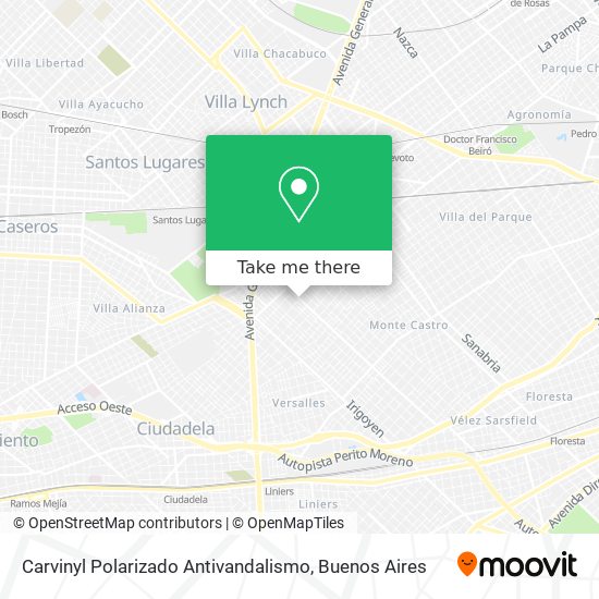 Carvinyl Polarizado Antivandalismo map