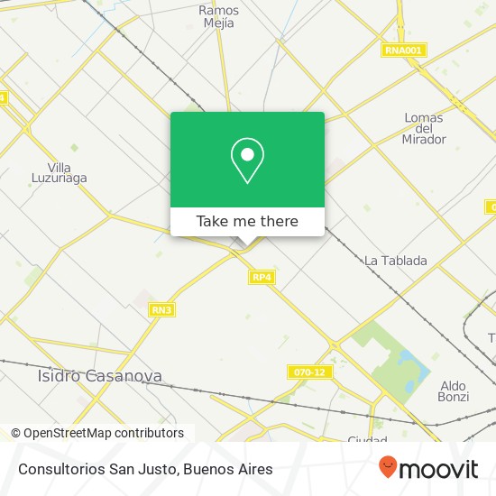 Consultorios San Justo map