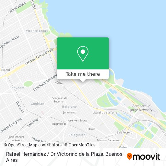 Mapa de Rafael Hernández / Dr Victorino de la Plaza