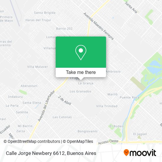 Calle Jorge Newbery 6612 map