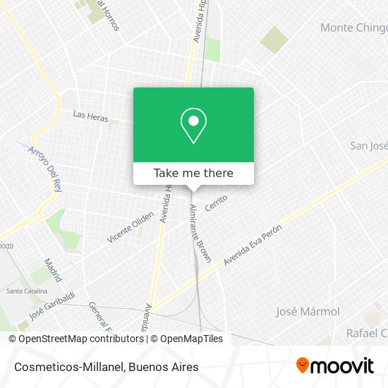 Mapa de Cosmeticos-Millanel