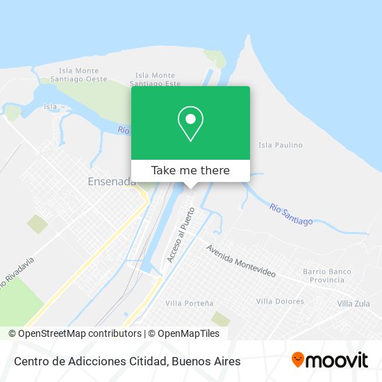 Mapa de Centro de Adicciones Citidad