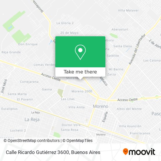 Calle Ricardo Gutiérrez 3600 map