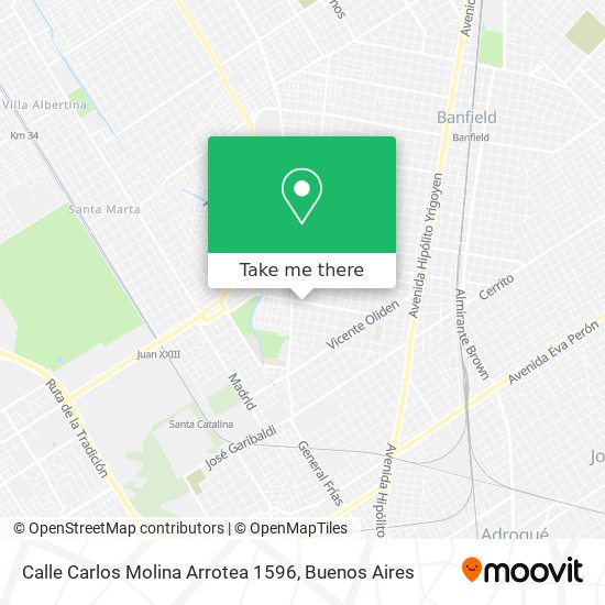 Calle Carlos Molina Arrotea 1596 map