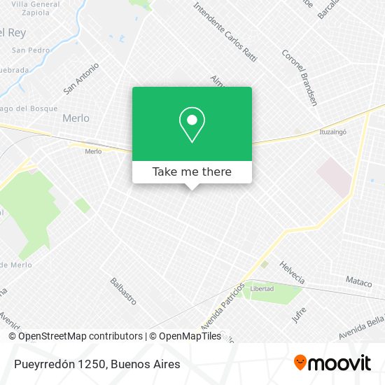 Mapa de Pueyrredón 1250
