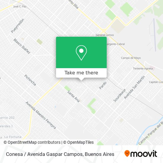 Conesa / Avenida Gaspar Campos map