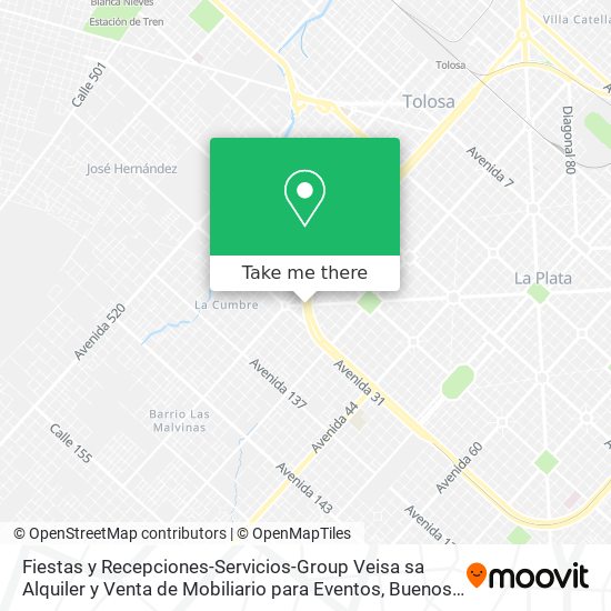 Fiestas y Recepciones-Servicios-Group Veisa sa Alquiler y Venta de Mobiliario para Eventos map