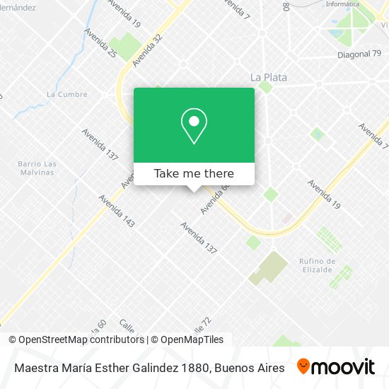 Mapa de Maestra María Esther Galindez 1880