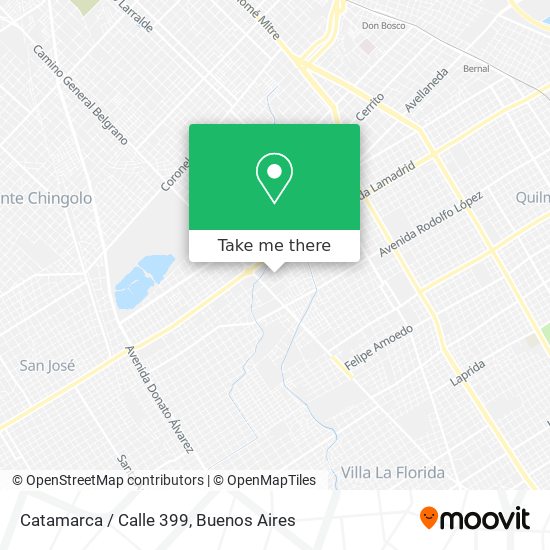 Mapa de Catamarca / Calle 399