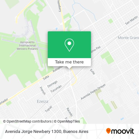 Mapa de Avenida Jorge Newbery 1300