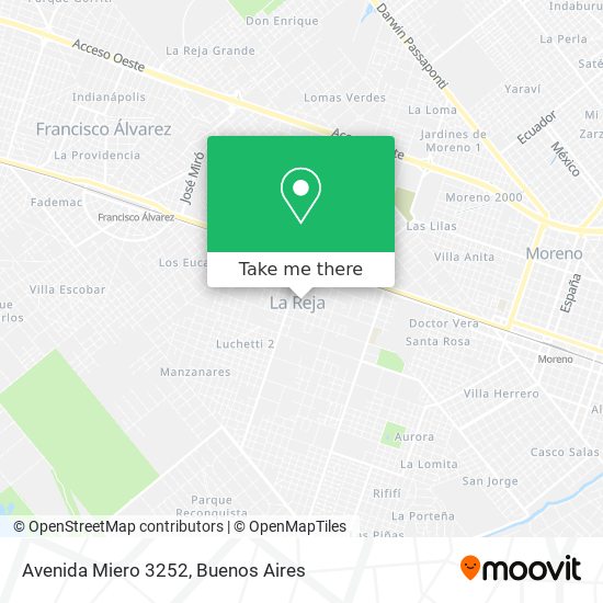 Avenida Miero 3252 map