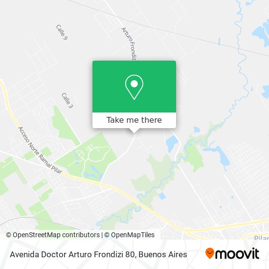 Avenida Doctor Arturo Frondizi 80 map