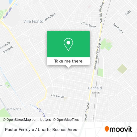 Mapa de Pastor Ferreyra / Uriarte