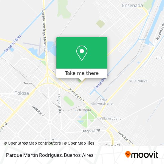 Mapa de Parque Martín Rodríguez